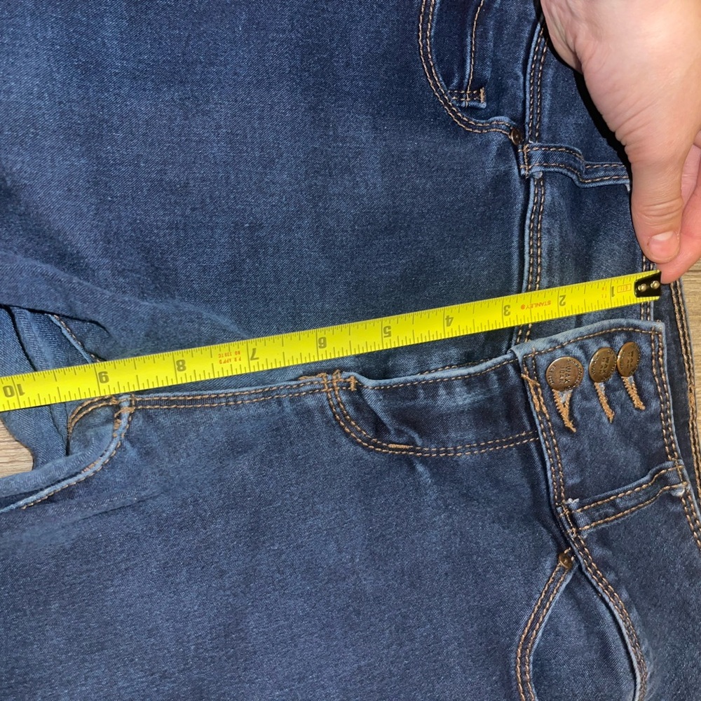 Wax Jeans Push Up Collection Rolled Ankle Size 9 - Picture 10 of 13